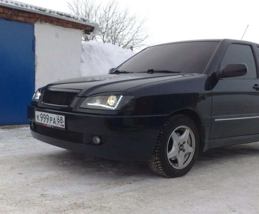 Чери амулет черная тонированная