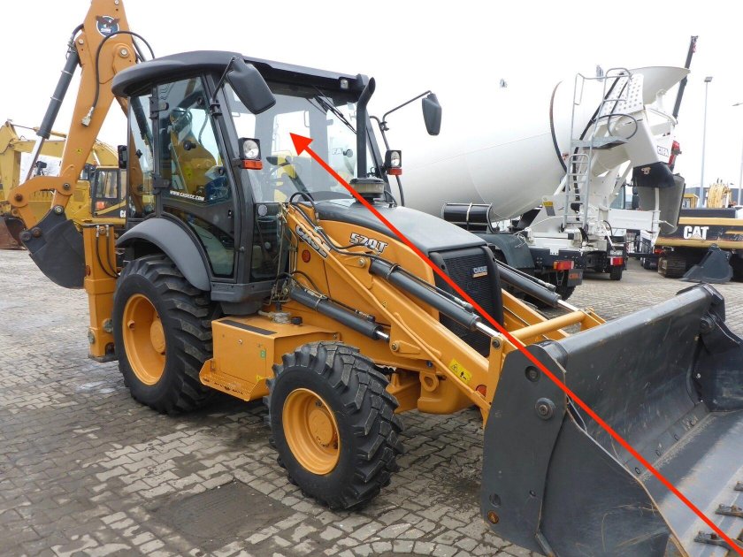 Экскаватор погрузчик Case 570t