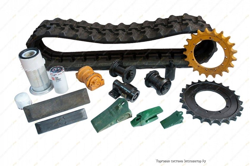 Направляющие для гусениц мини экскаватора