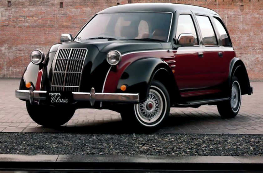 Тойота классическая седан ретро
