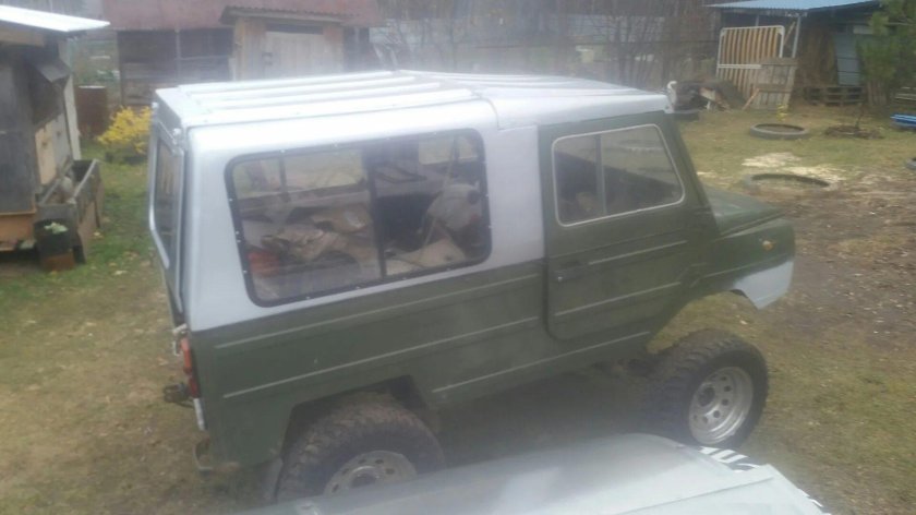 Пластиковая крыша на ЛУАЗ 969м