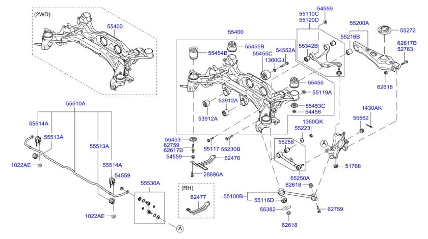 Подвеска Хендай Санта Фе 2