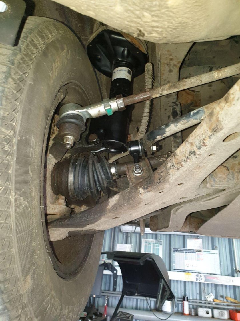 Задняя подвеска Хендай акцент ТАГАЗ 2008