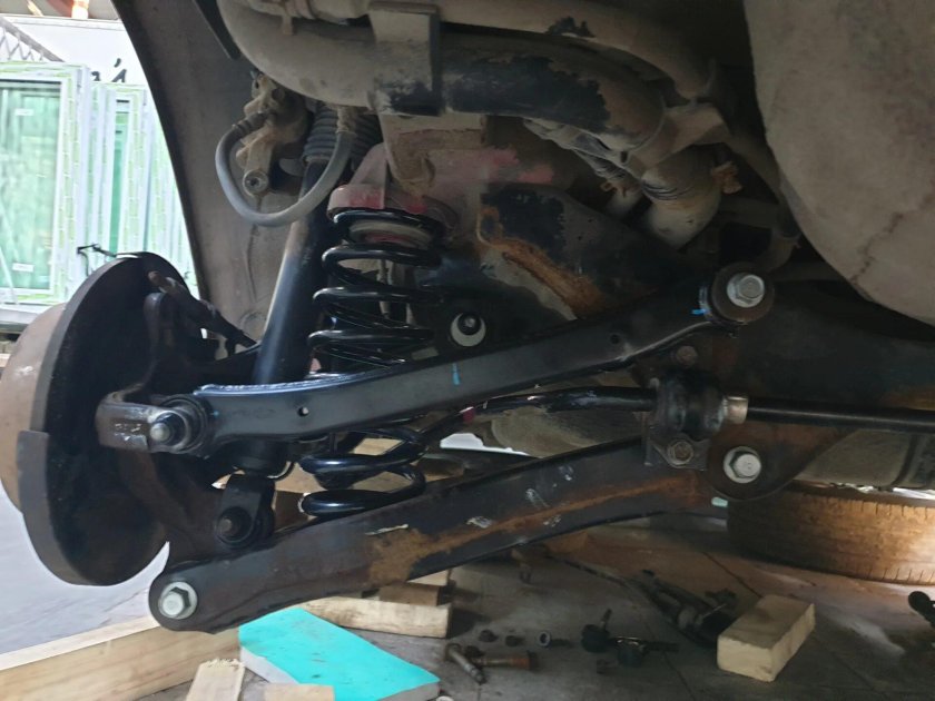 Задняя подвеска Элантра 4