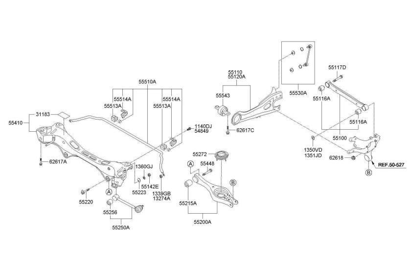 Задняя подвеска Hyundai i30 2013
