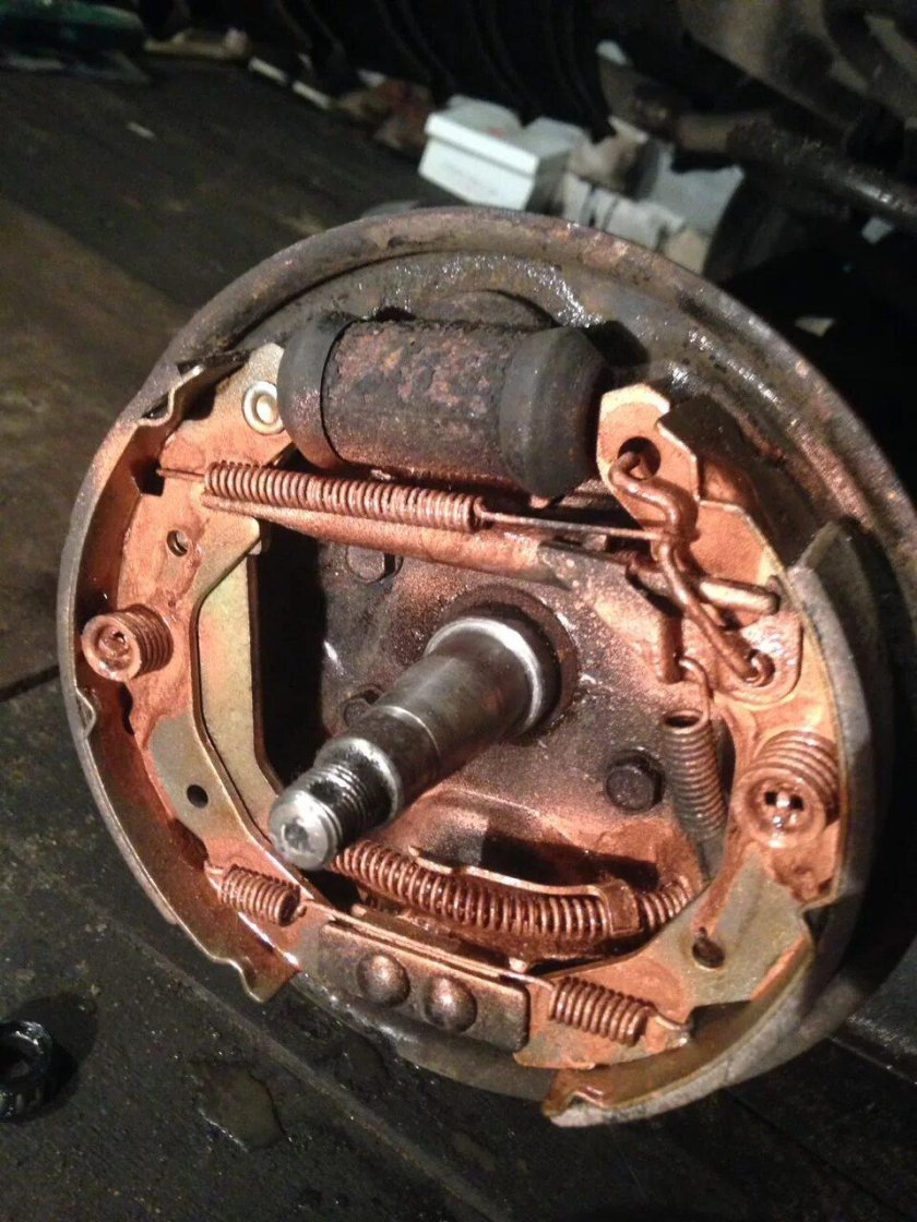 Задние тормоза Матиз