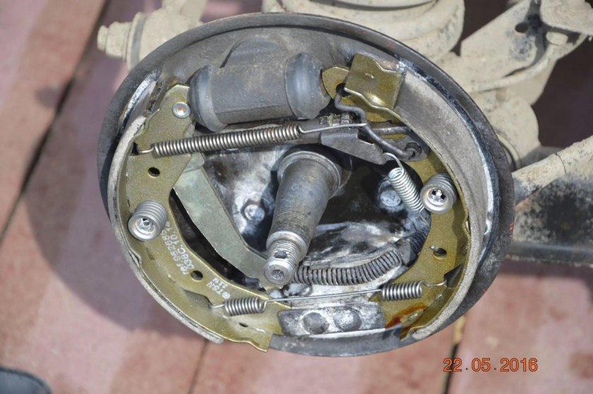 Задние тормоза Дэу Матиз 0.8