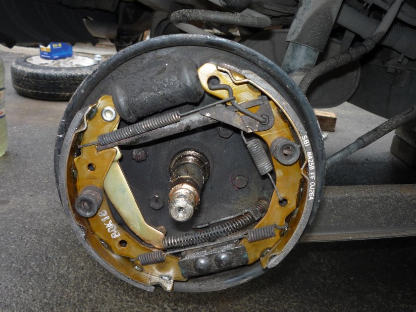 Део Матиз задние тормоза