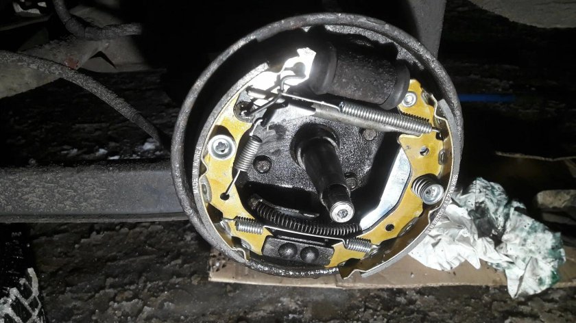 Задние колодки Матиз 0.8