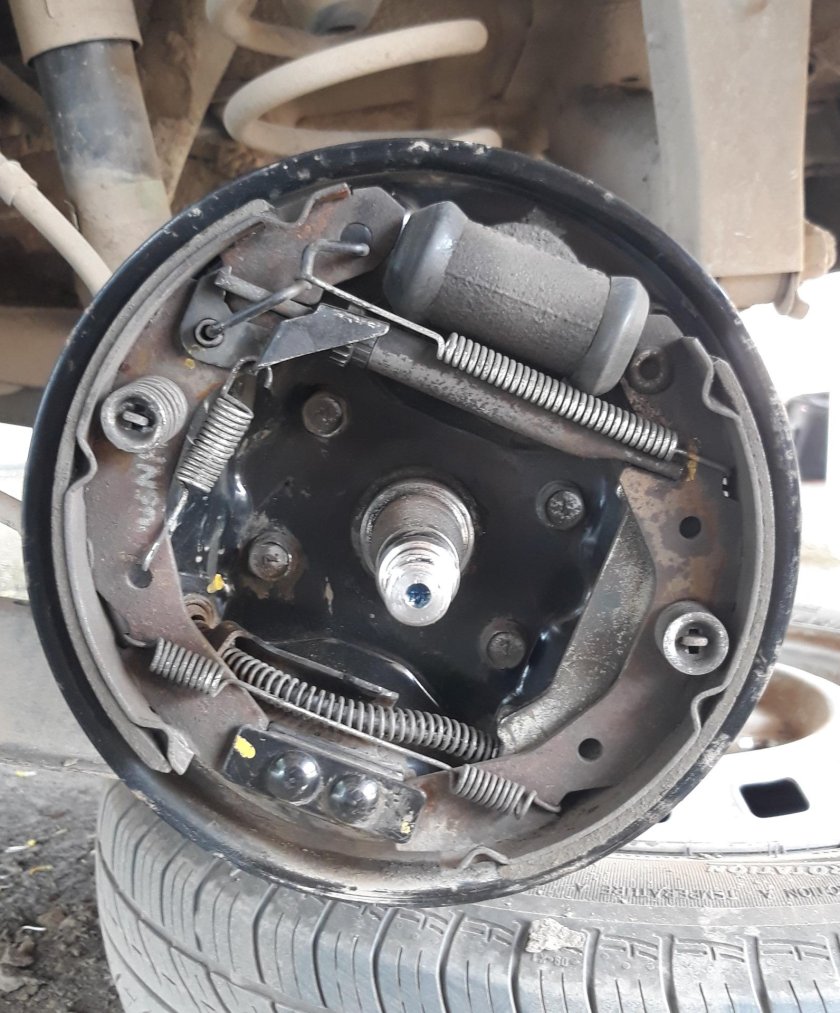 Задняя тормозная система Матиз 0.8