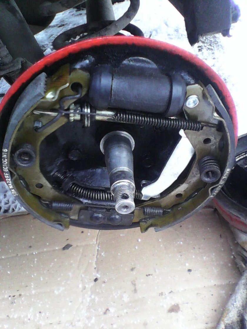 Задние тормоза Матиз 0.8