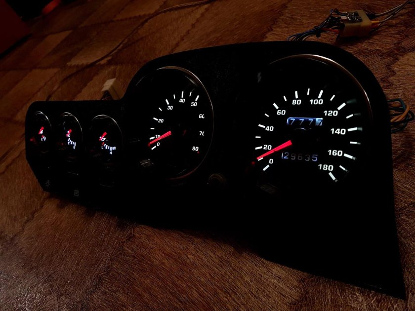 Пересвет приборной панели ВАЗ 2106