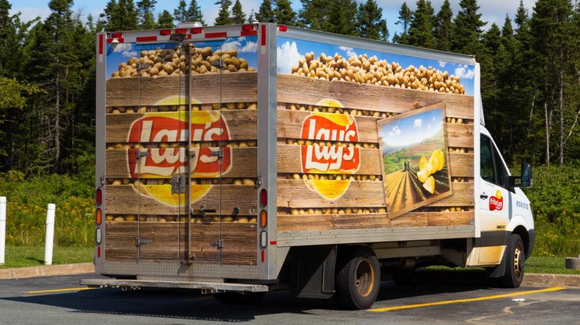 Грузовик с чипсами