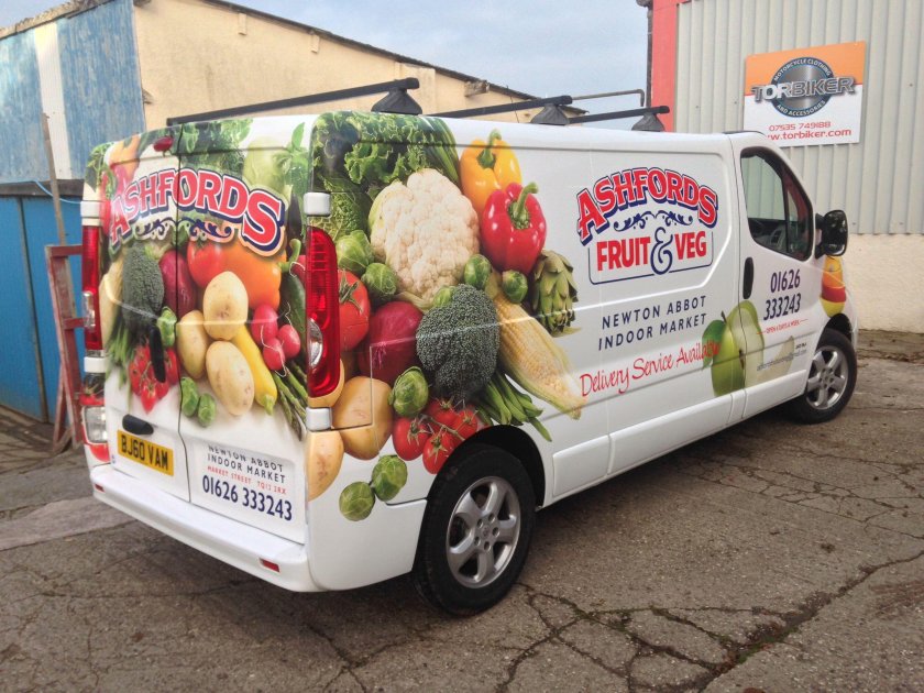 Доставка продуктов машина