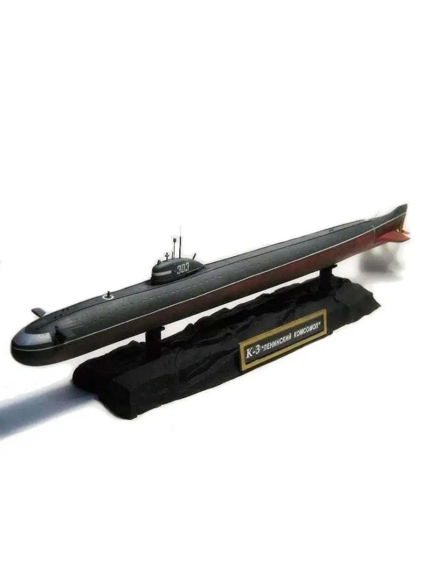 Сборная модель zvezda подводная лодка "Ленинский комсомол" к-3 (9035) 1:350