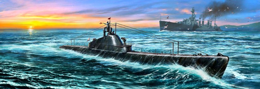 Звезда 9041 "щука" Советская подводная лодка