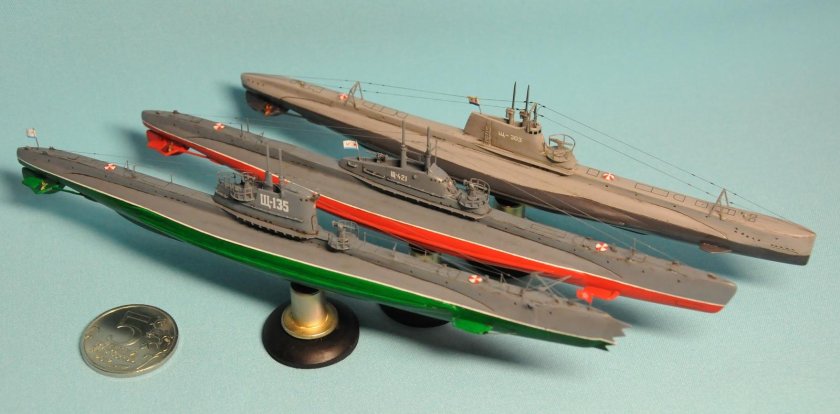 Модель подводная лодка типа "щ-307"