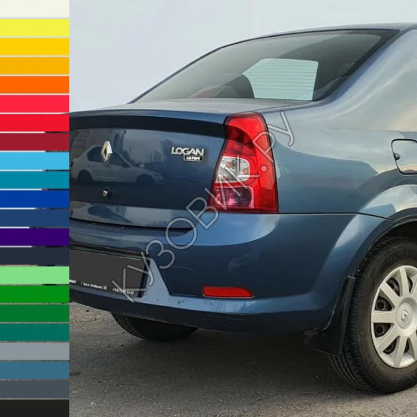 Рено Логан 1 фаза 2 задний бампер