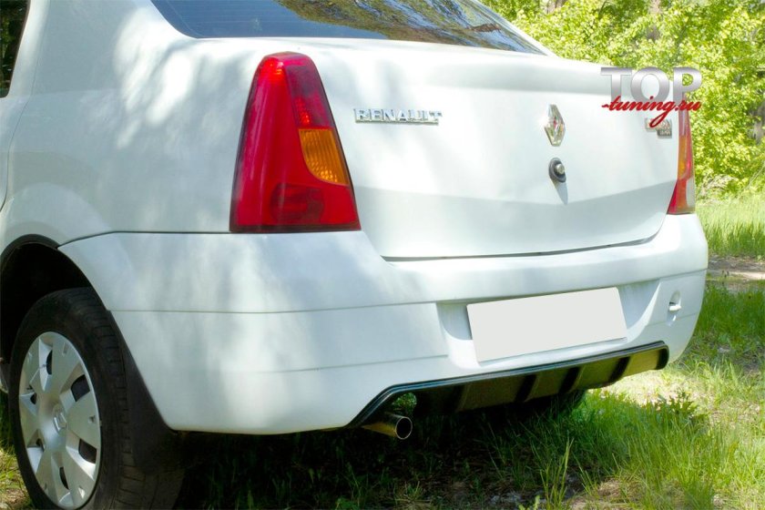 Задний бампер Логан 1