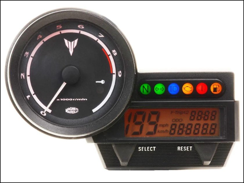 Yamaha MT 10 приборная панель