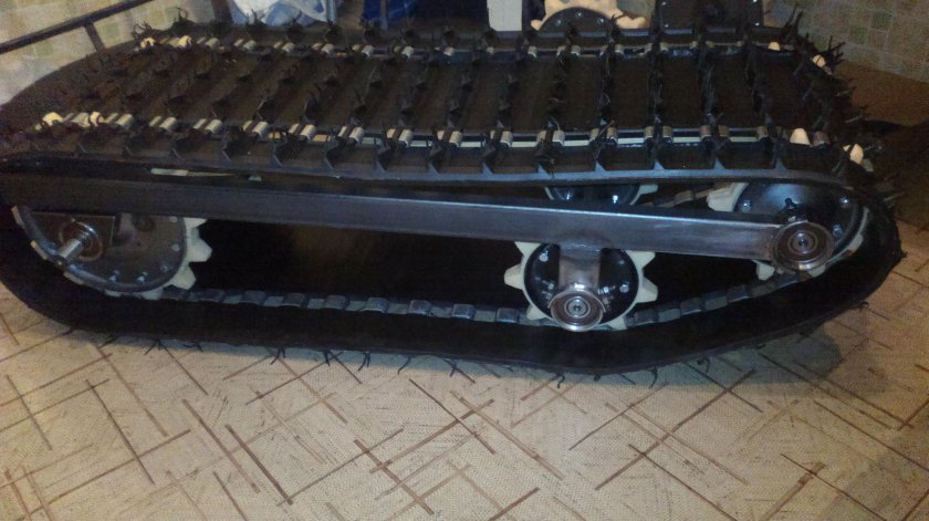 Рама мотобуксировщика гусеница Буран 380