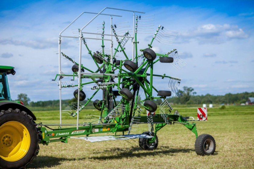 Грабли валкообразователь 2-х роторный z2-840