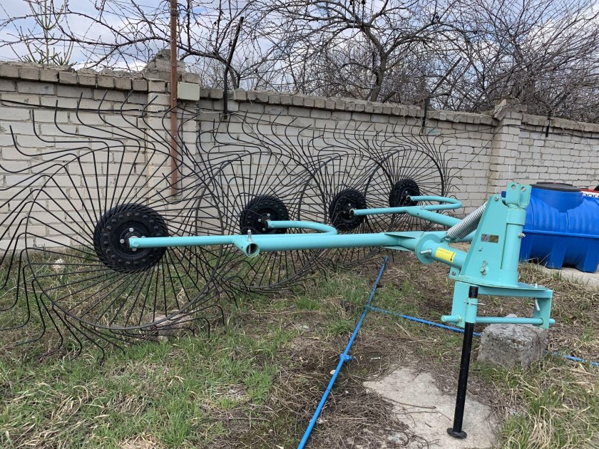 Грабли-ворошилки 5-и колесные ogr (3,3 метра) (усиленная рама) Россия