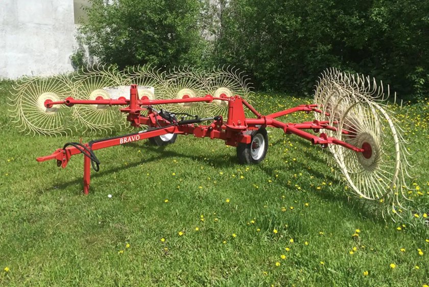 Грабли валковые колесно-пальцевые ГВКП-7.10 «Bravo»