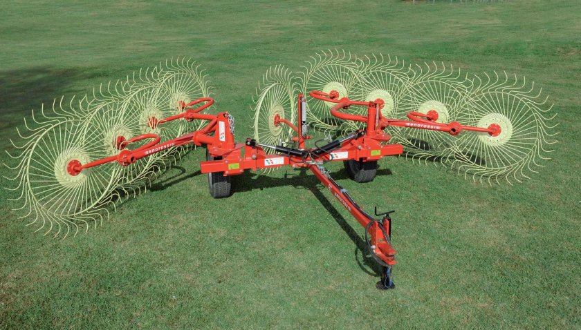 Грабли ворошилки прицепные Caddy 10