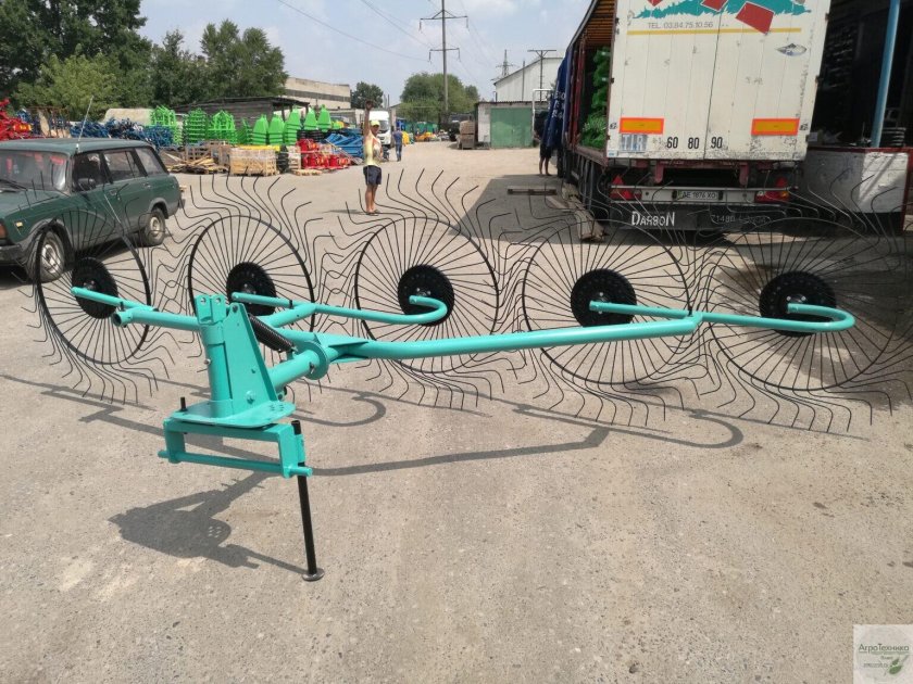 Грабли-ворошилки ogr 5 колес (3.3м)