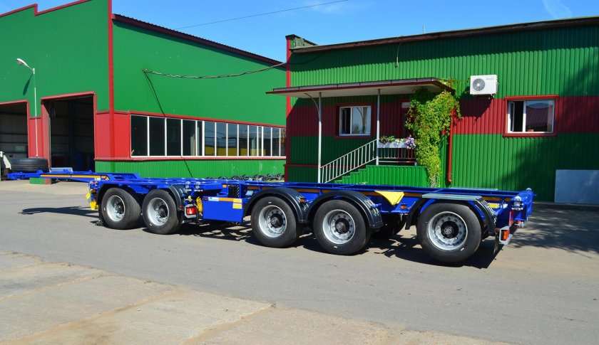 Полуприцеп-контейнеровоз pk-24p