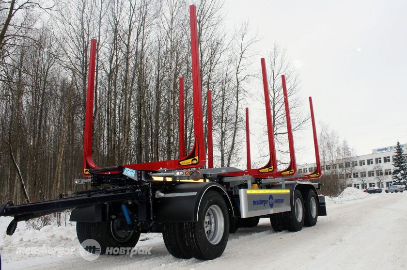 Новтрак лесовозный прицеп