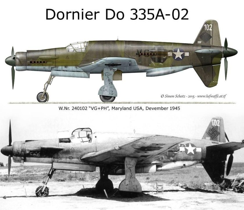 Do 335 самолет