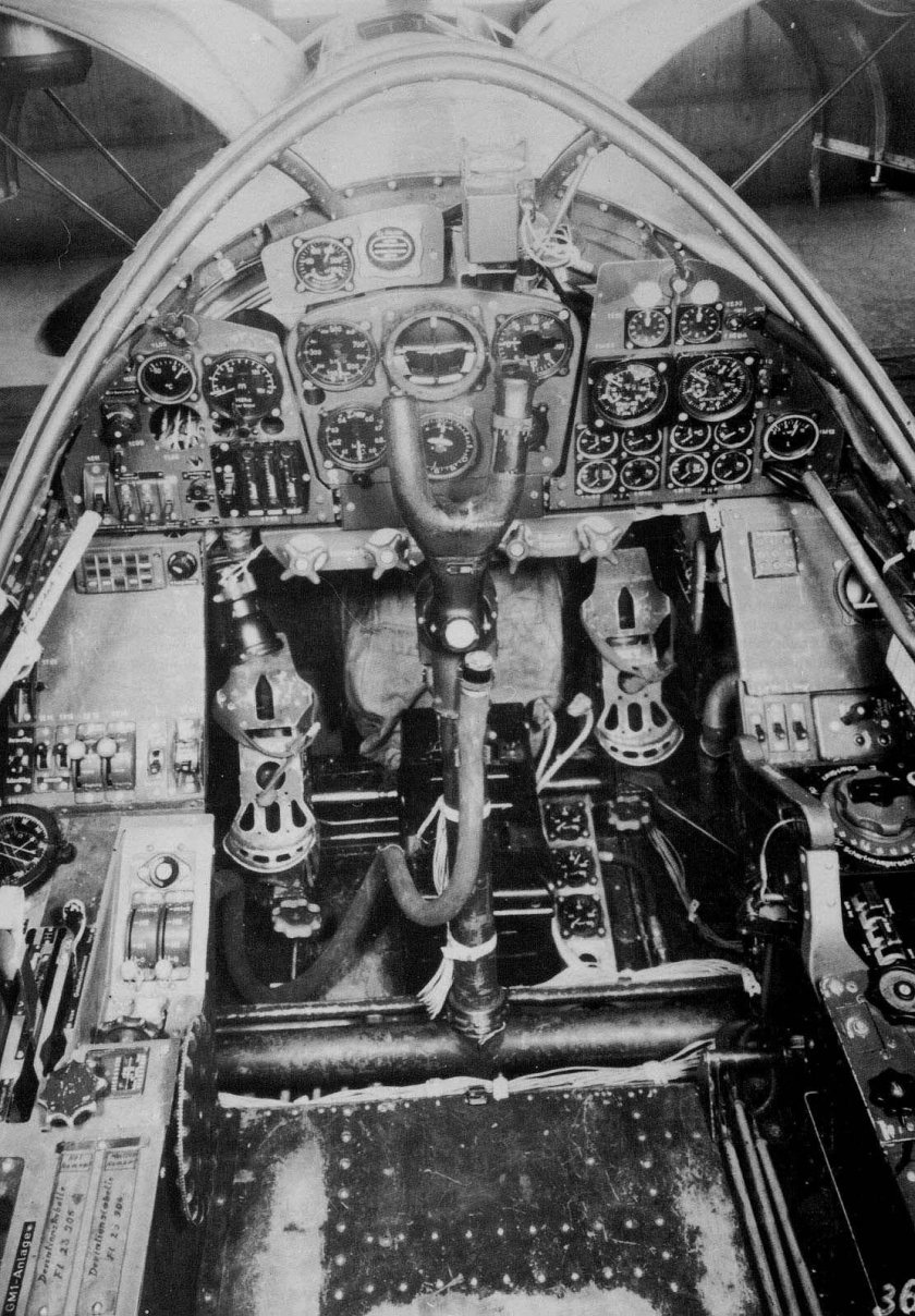 Dornier do 335 кабина