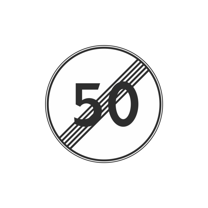 3.25 "Конец зоны ограничения максимальной скорости".