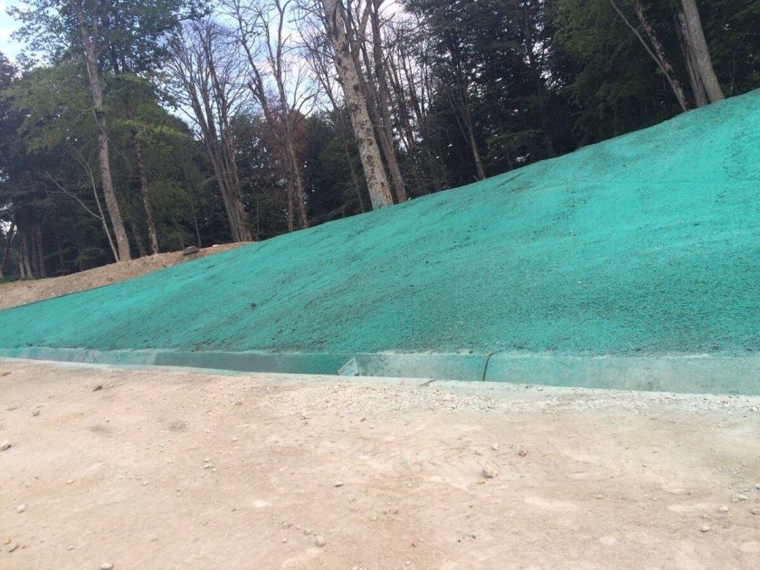 Гидропосев откосов