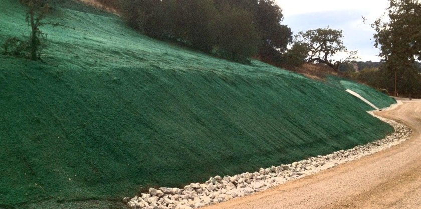 Гидропосев откосов