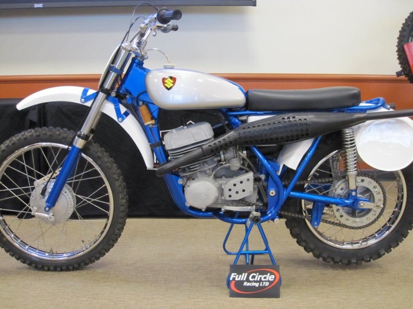 Old Classic Dirt Bike Suzuki 1960