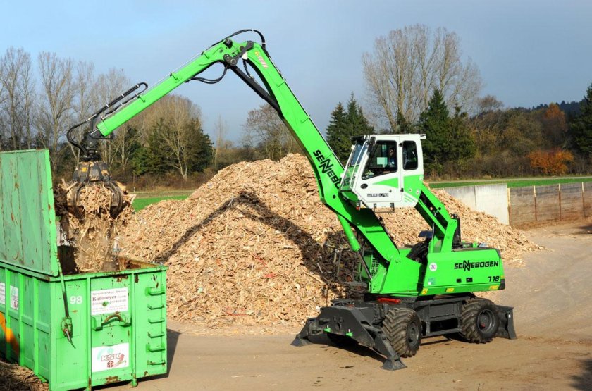Перегружатель колесный Sennebogen