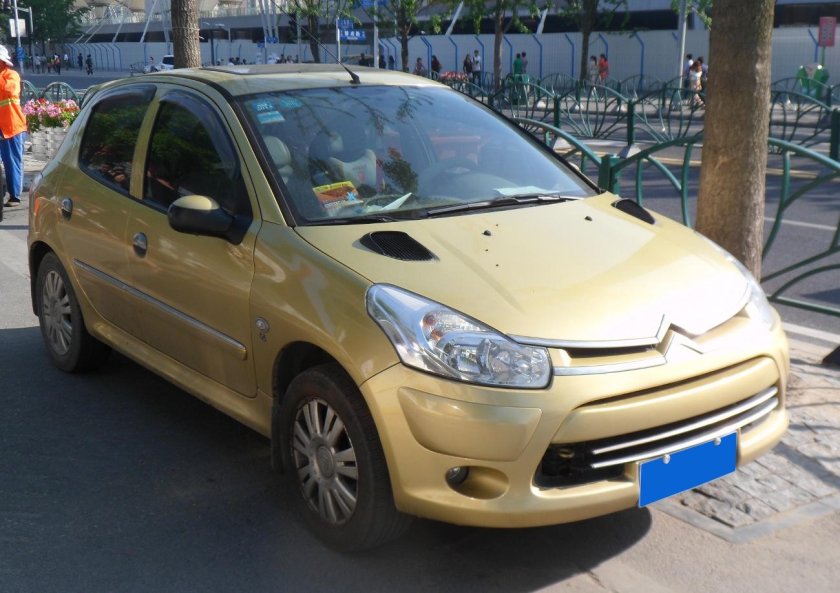 Ситроен с2 желтый