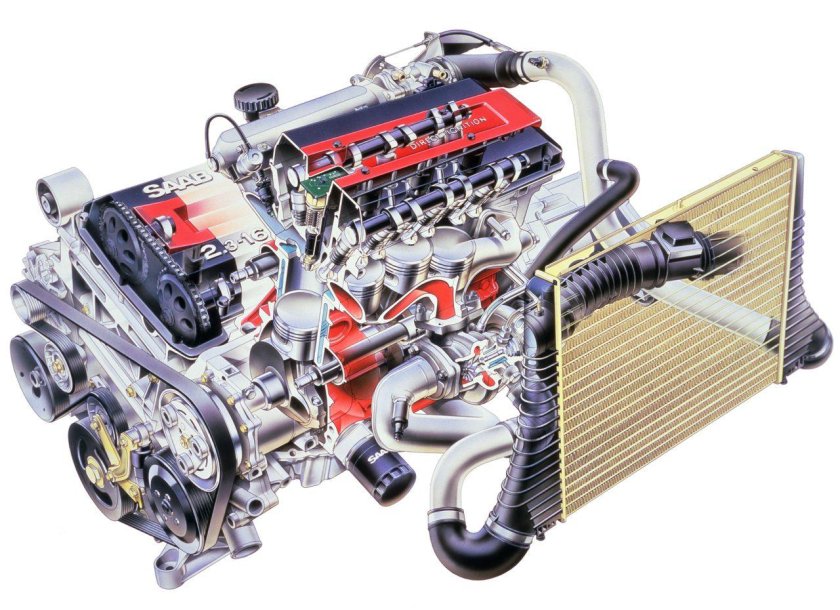 Saab 9000 двигатель