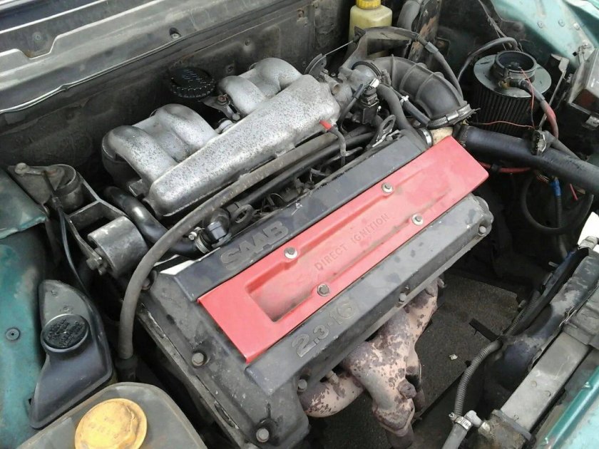 Вентиляция картерных газов Сааб 9000