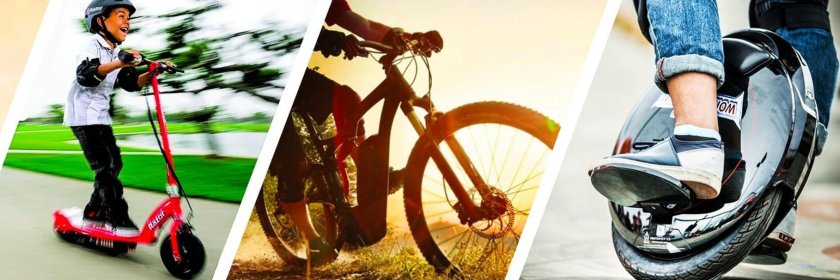 Электросамокаты и гироскутеры