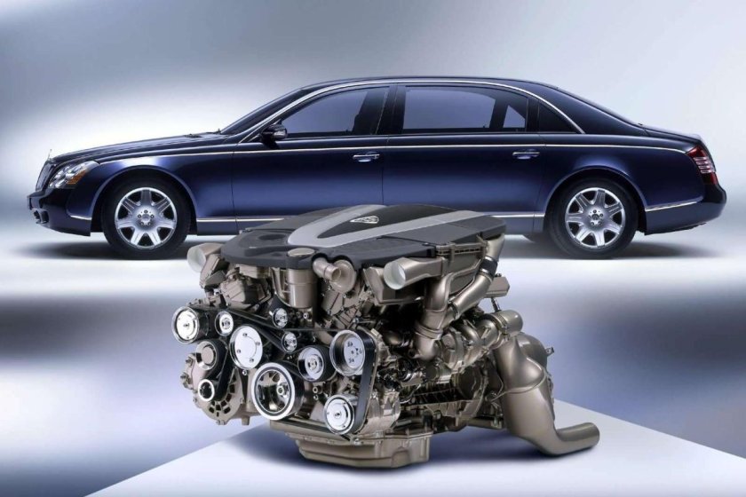 Maybach 62 двигатель