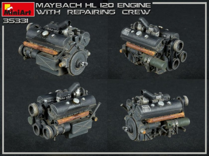 Двигатель Maybach hl 120trm