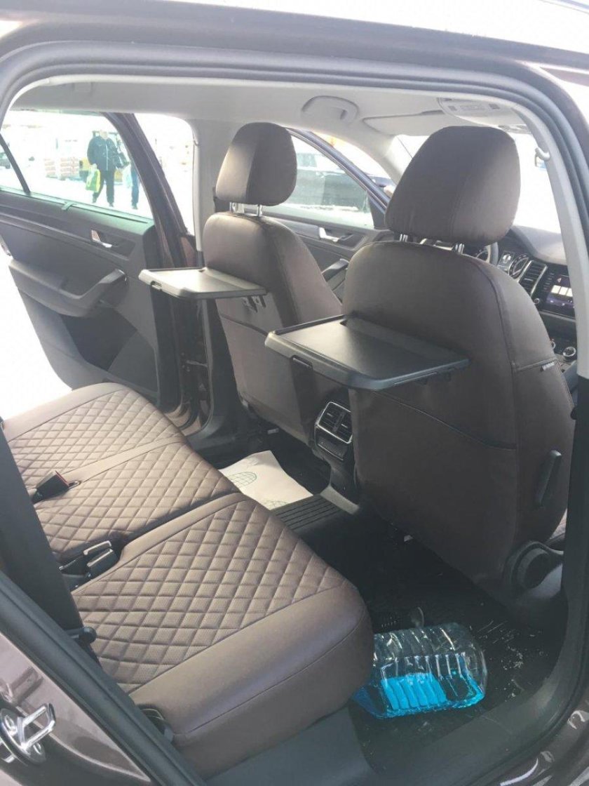 Чехлы Skoda Kodiaq Автопилот шоколад