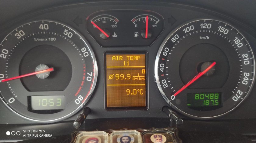 Приборная панель Шкода Суперб 1