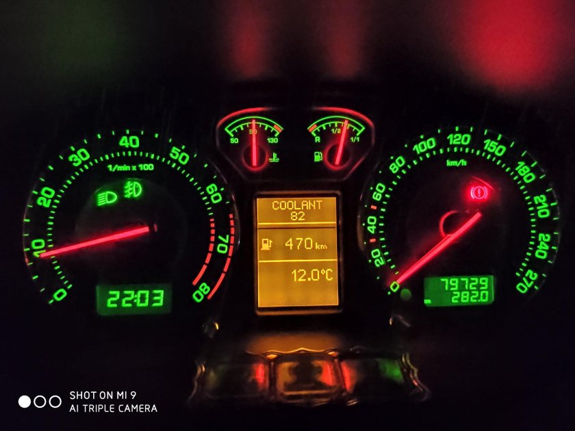 Приборная панель Шкода Суперб 1