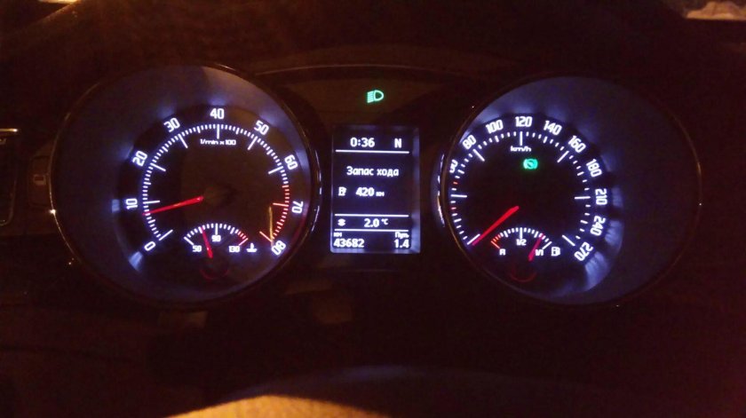 Подсветка панели Шкода а8