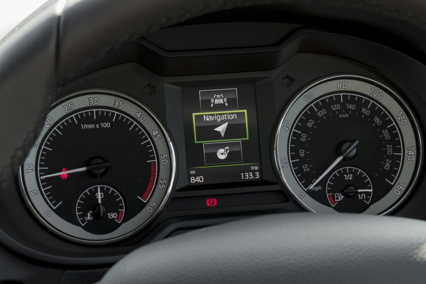 Панель приборов Шкода Октавия 2020